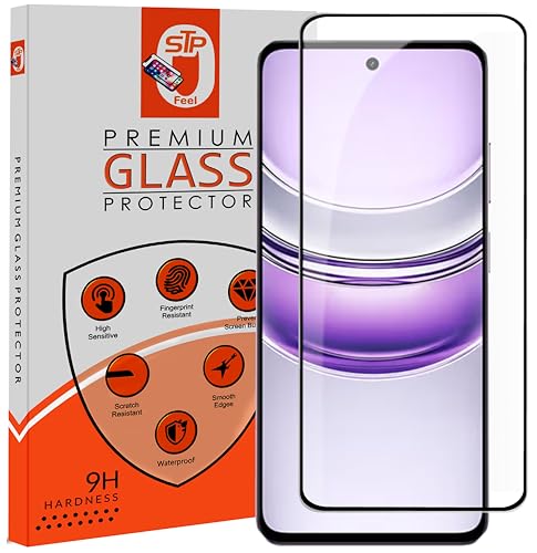 Image of Premium HD+ Tempered Glass Screen Protector Guard Compatible For Realme C73 5G (6.67 Inch, Pack of 1) | Edge to Edge Coverage With Easy to installation kit for Smartphone