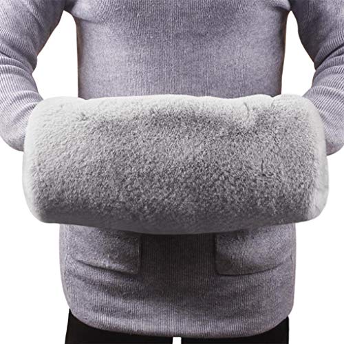 Unisex Winter Warmer Handwärmer Künstlicher Plüsch Handwärmer Kissen Verdickt Armwärmer Bequem Handmuff Weiche Handwärmertasche für Erwachsene, Kinder