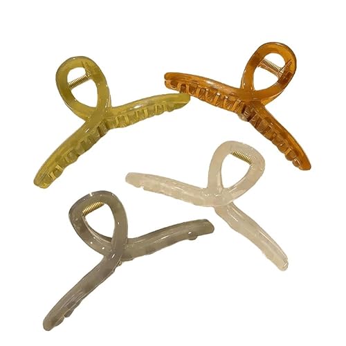 Miniatura 5 de HASINA Pinzas grandes para el cabello para mujer, pinzas de pelo grandes de 5.1 pulgadas para mujer, cabello fino y rizado, clips de plátano mate