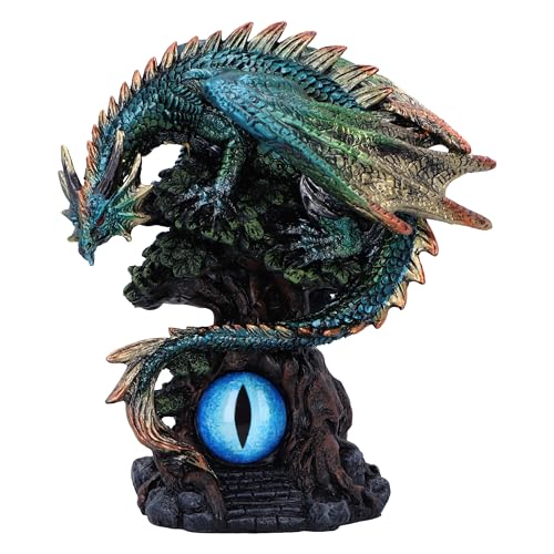 Nemesis Now U6697A24 Dekofigur Waldseher, Blauer Drache, 16 cm, Kunstharz,...
