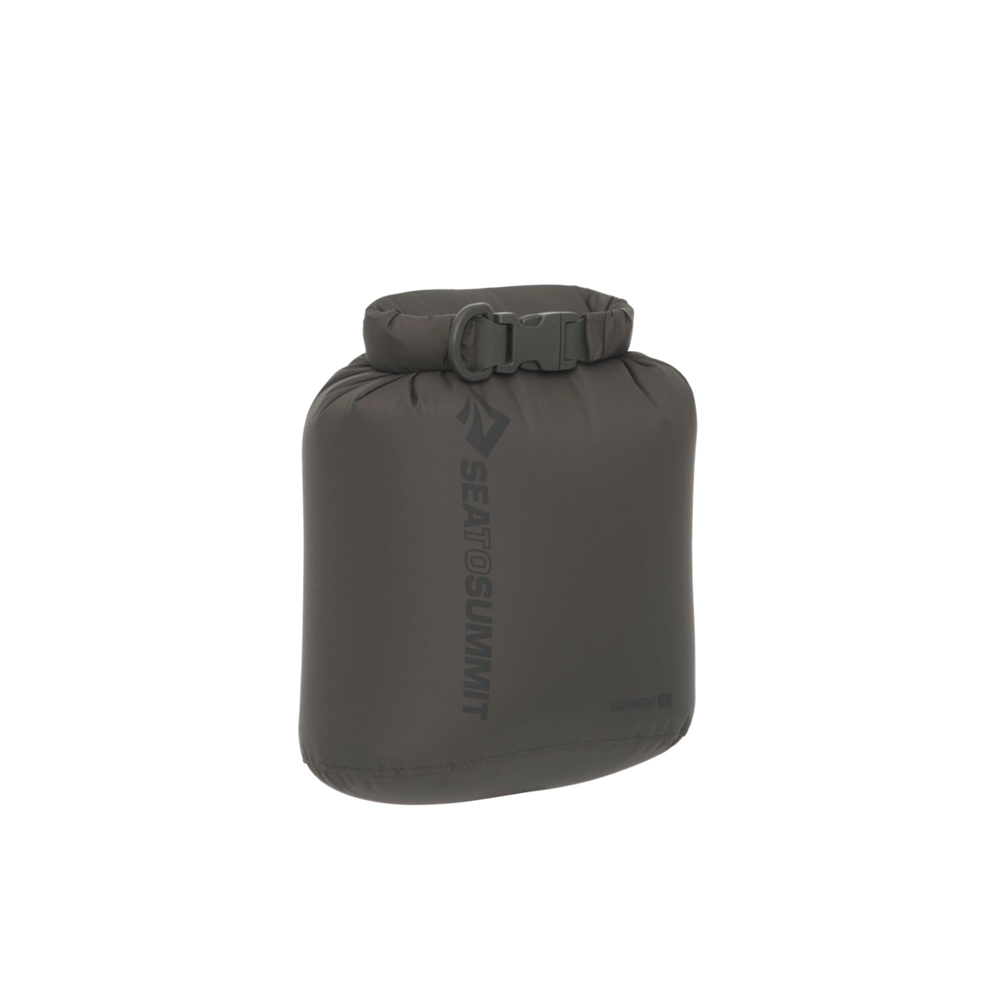 SEA TO SUMMIT - Lightweight Dry Bag XS 3L - Waterproof Storage - Roll-Top Closure - Recycled Fabric - Base Lash Point & D-Ring - For Backpacking & Kayaking - 17 x 13.3 x 21.3cm - Beluga Grey - 45g