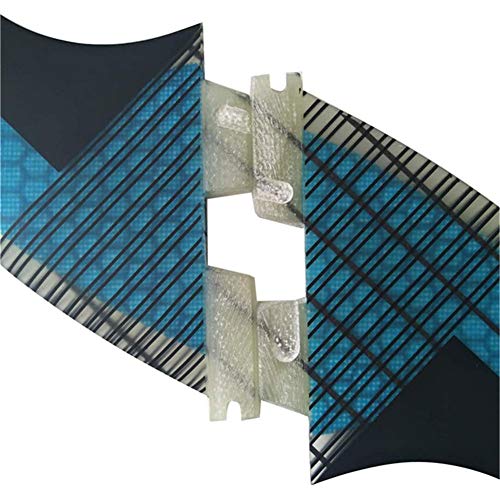 image for Topways Fiberglass+Honeycomb Surfboard Fin (3) Glass Flex Thruster Sur