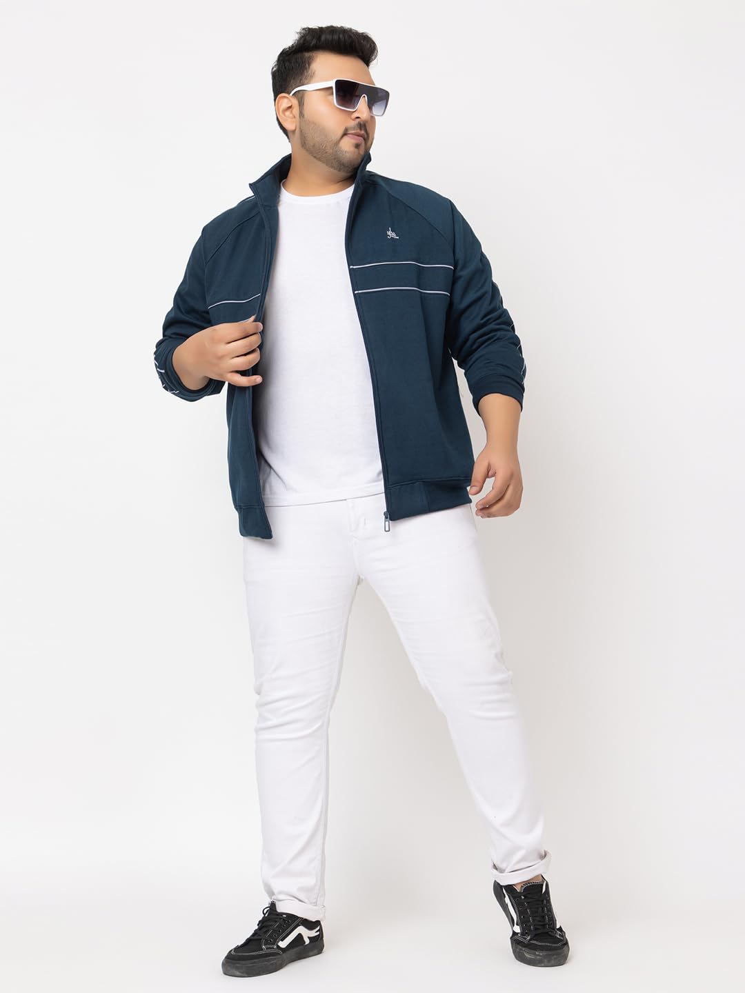 YHA Men's Regular Fit Plus Size Zipper jackets - Image 5 thumbnail