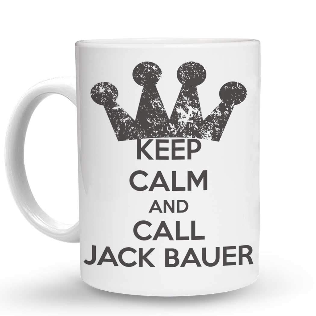 Makoroni - KEEP CALM AND CALL JACK BAUER 15 oz Ceramic Large Coffee Mug/Cup Design#55