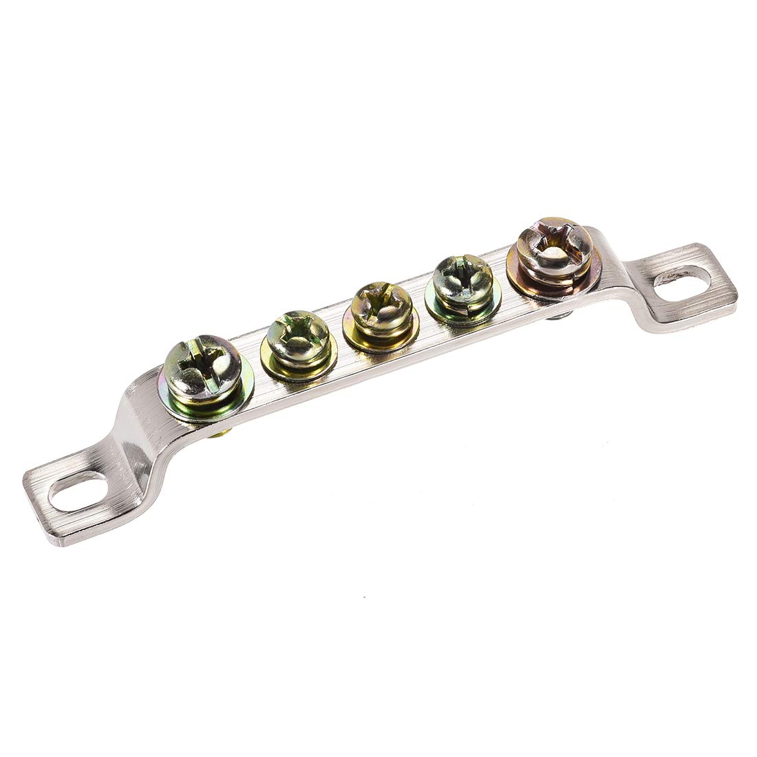 Buy uxcell Terminal Block Connector Bar 5 Positions Single Row Ground