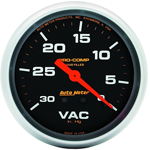 Image of Auto Meter 5484 Pro-Comp Liquid-Filled Mechanical Vacuum Gauge 2.625 in.