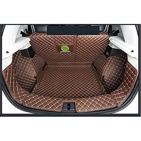 QIQIDIAN Car Leather Interior Cargo Liner Boot Mats Waterproof Non-Slip Custom Tailored Cover