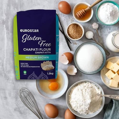 Eurostar Chapati Atta Gluten Free Flour (Brown 1.5kg) - Image 7