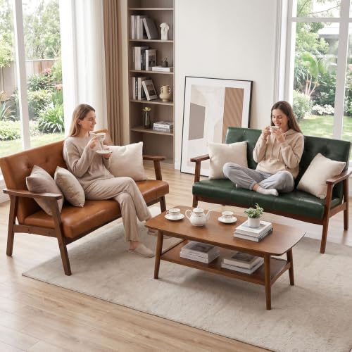 Sofá 2 plazas para salón y apartamento pequeño estilo escandinavo 8