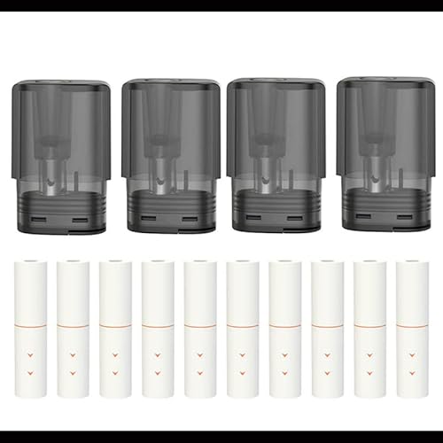Pack éco - 4 cartouches pour Aspire Vilter, Vilter S et Vilter 2 + un paquet de 10 filtres - Sans tabac ni nicotine