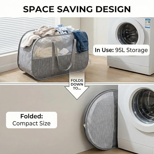 95L-Collapsible-Laundry-Basket-Dirty-Clothes-Hamper-Foldable-Laundry-Hamper-with-Handles-Breathable-Mesh-Design-Sturdy-Steel-Frame-For-Bedroom-Dorm-Bathroom