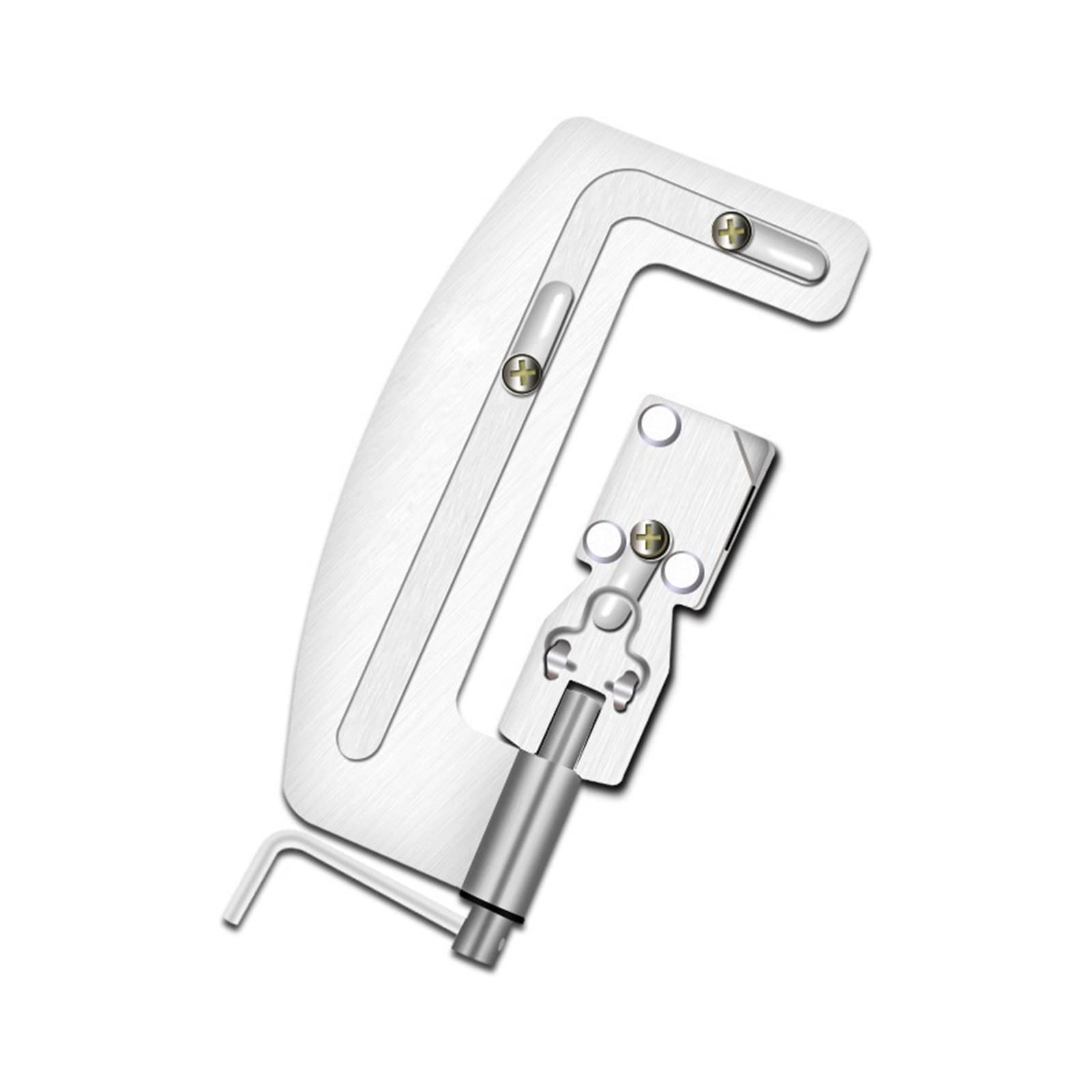 ZIBEEYFcaiheng Fishing Accessories Semi Automatic Fishing Hooks Line Tier Machine Portable Stainless Steel Fishhook Line Knotter Tying Tackle