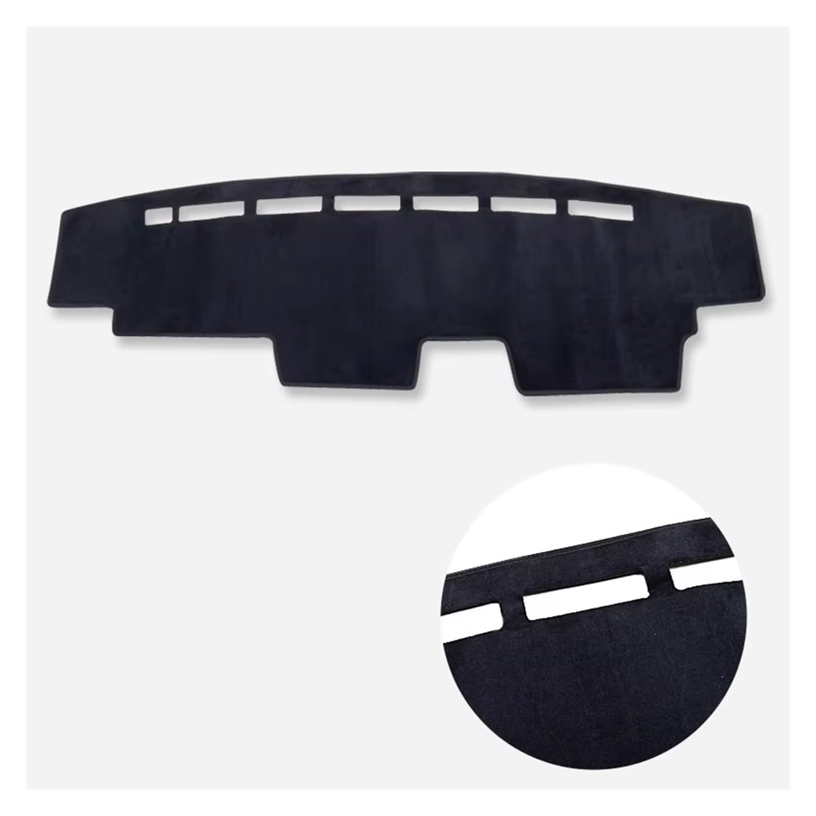Tapis Tableau Bord Pour N-VAN NVAN Couverture Tableau Bord Accessoires Voiture Pare-soleil Protection intérieur Voiture(RHD BLACK)