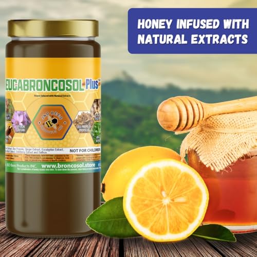 Eucabroncosol Plus - Jarabe de Miel con Limón y Menta 12oz miniatura 6