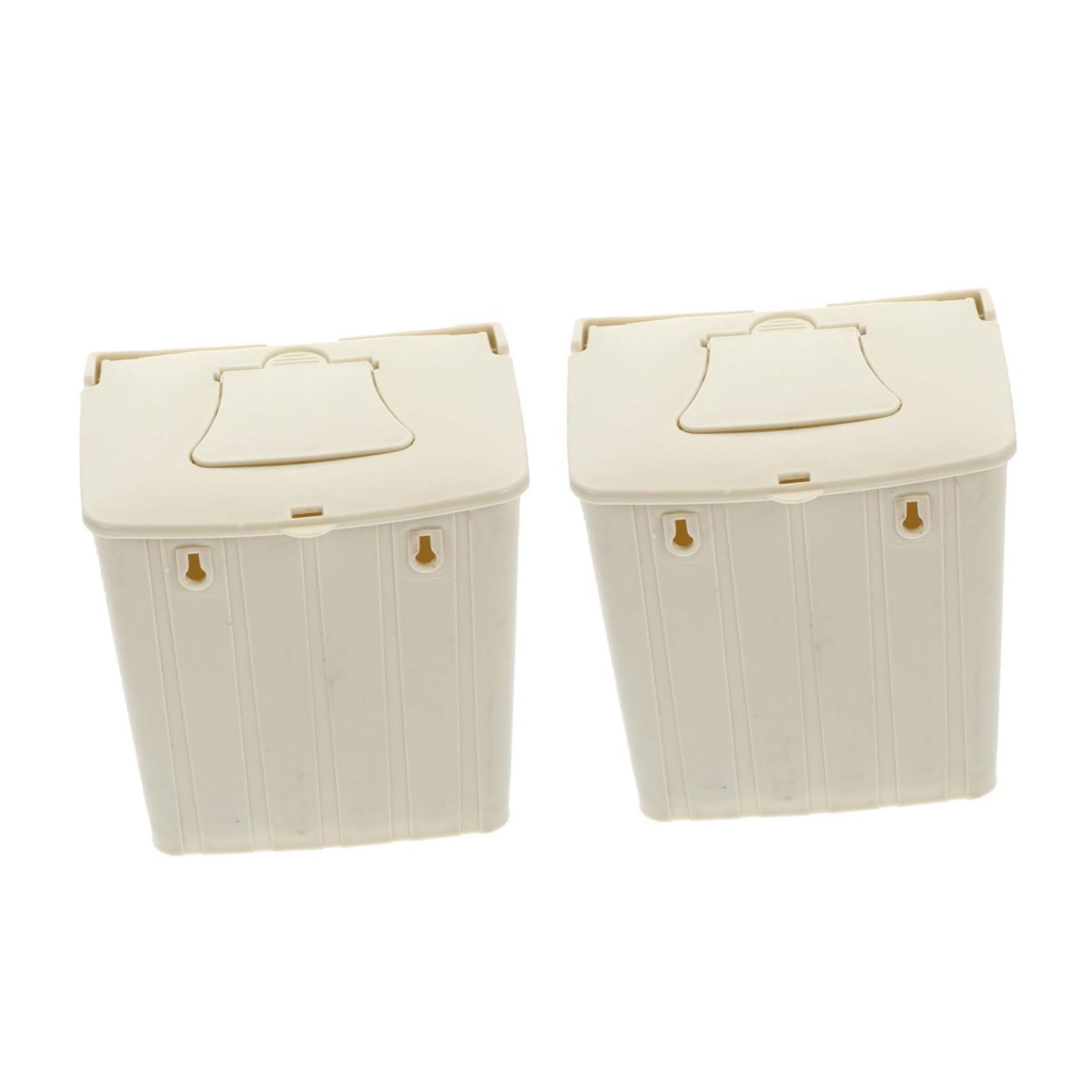 Abaodam 2Pcs Bird Nesting Box Hanging Roosting House for Pet Birds Durable Plastic Incubation Box for Garden Porch and Outdoor Decoration