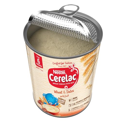 Cerelac Nestle Cerelac Infant Cereal Wheat & Dates, Tin Pack, 400G