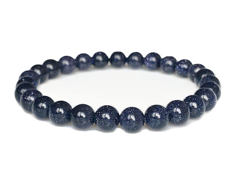 Bracelet en gres bleu pour apaiser l'esprit et retrouver la chance