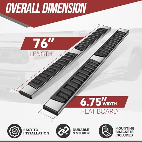 Estribos Laterales para Nissan Titan King 2004-2024 miniatura 3