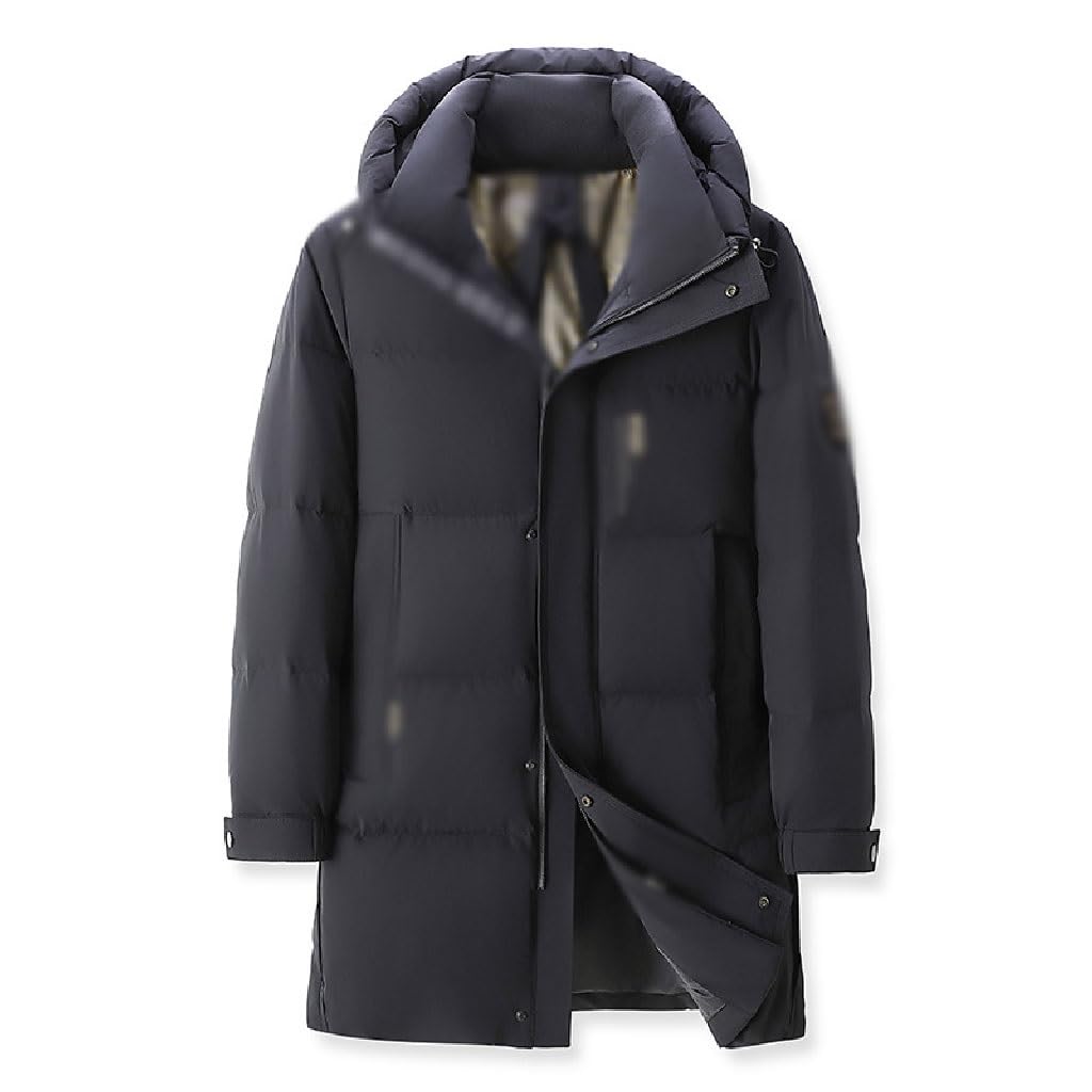 Doudoune à capuche épaisse pour stopper le froid en hiver manteau d'affaires en duvet de canard