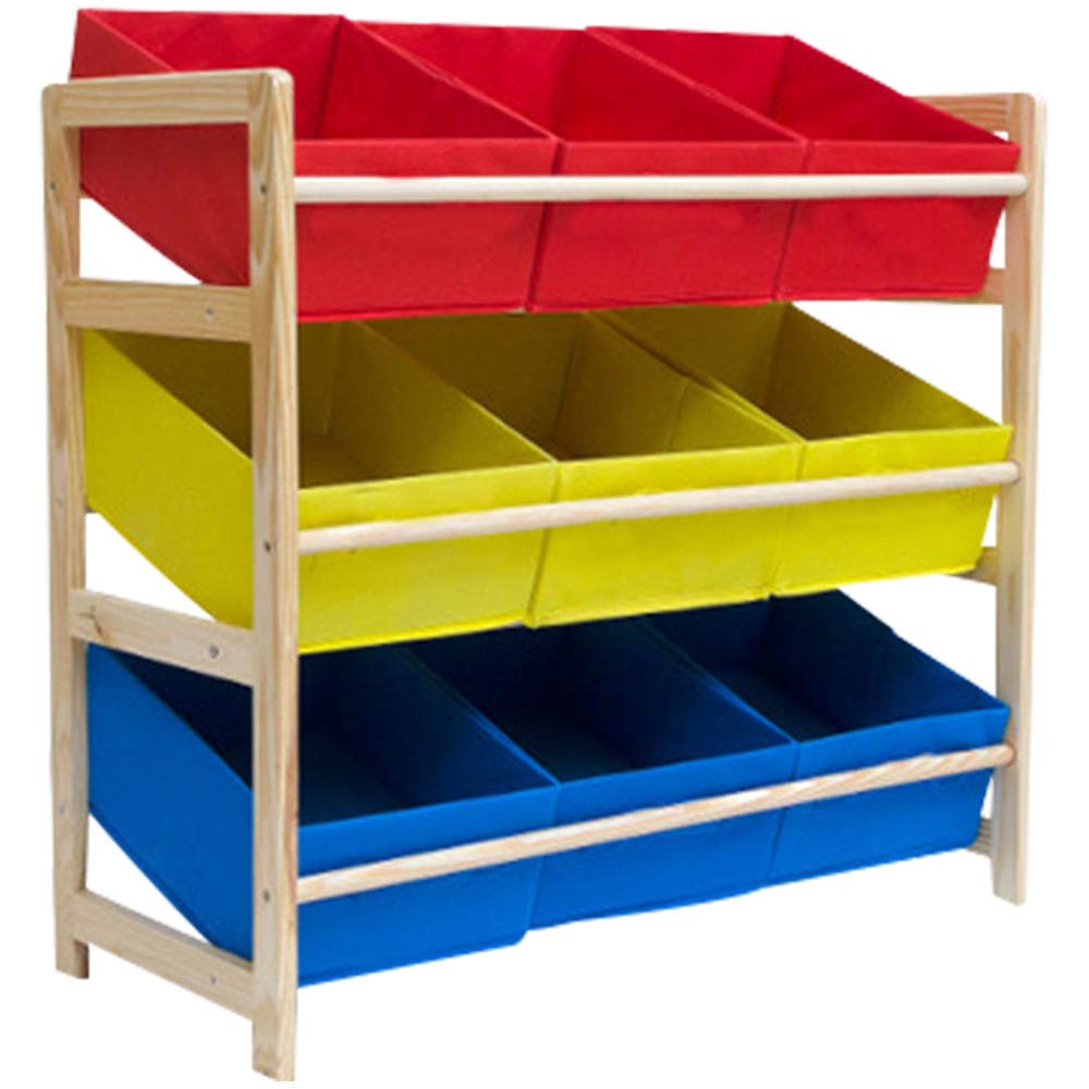 おもちゃ棚　　10日以内に発送 Amazon.co.jp: SUGGEST おもちゃ収納ラック 3段 9マス キッズ おもちゃ