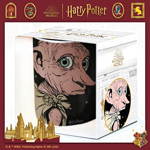 Logoshirt® Harry Potter - Dobby Is A Free Elf I Taza de café de Porcelana, 300 ml I Apta para lavavajillas y microondas I En Caja de Regalo de Color I Diseño Original con Licencia