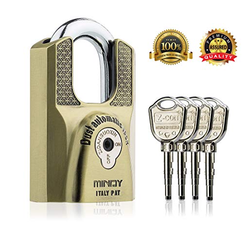 Padlock by Mindy,No KeyCopying Locker Lock Big and Sturdy with Fashion