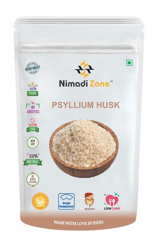 Nimadi Zone Natural Psyllium Husk 200 gm Effectively Relief from Constipation and Rich Source of Dietary Fiber Isabgol Bhusi (B0D56Z7JYX) Amazon Price History, Amazon Price Tracker