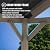 MONDAWE 12 x 20 ft. Wood Gazebo Cedar Framed Wooden Gazebo Patio Steel Hardtop Gazebo with Galvanized Steel Gable Hardtop Roof for Patio Lawn Backyard, Black Roof + Dark Wood Frame