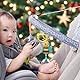 CXAFQ Autositz-Spielzeug für Kleinkinder, mit Spiegel und 3 Hängespielzeuge, Babys hinten Autositz, Kinderwagen Plüschtiere, Baby Activity Spielzeug für Babys von 0-12, Baby Kinderwagen Spielzeug.