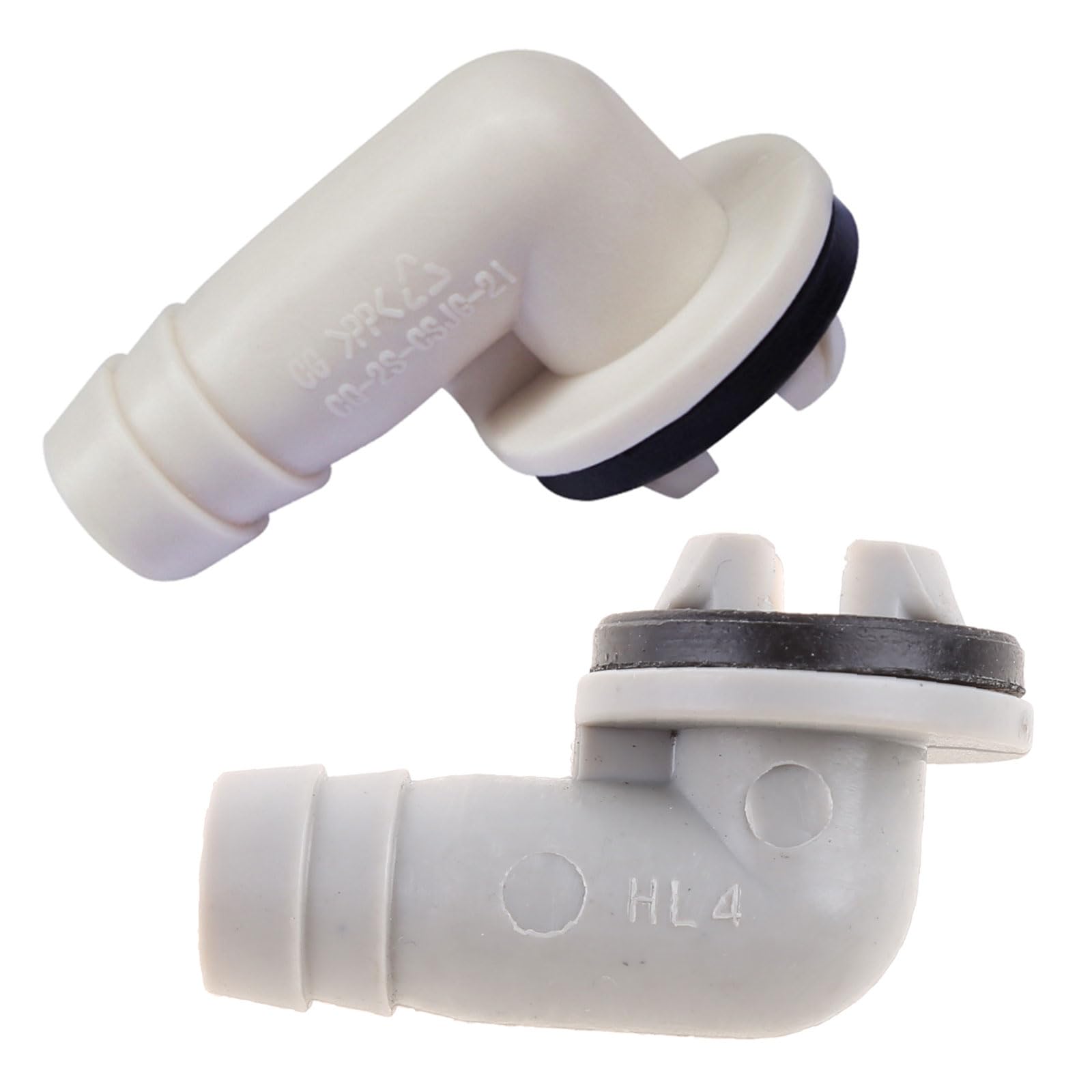 Mabta Drain Hose Connector Elbow 15Mm With Rubber Leak-Proof Higher Tightness For Air Conditioner Hose Connector Elbow For Air Conditioner External Unit 15Mm/0.59In