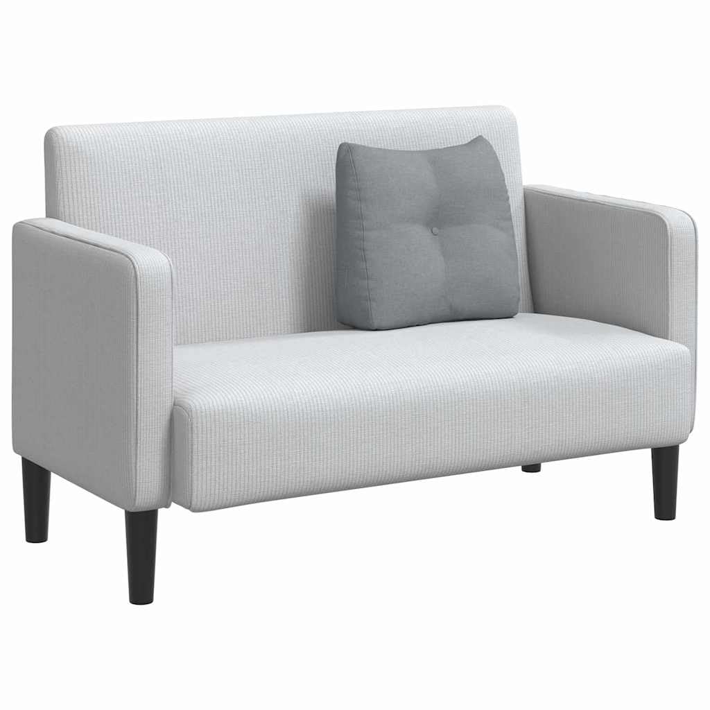 Cojín de respaldo gris claro, 45 x 24 x 50 cm, tejido aterciopelado, cojín ergonómico en cuña con fijación de botones y funda extraíble para cama, sofá, salón y oficina en casa