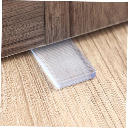 Image of Operitacx Furniture Leveling Shims Adjustable Rubber Wedges for Cabinet Shims Table Leg Levelers Appliance Support Pads 4 Pack 1.97X1.18X0.39 Inches