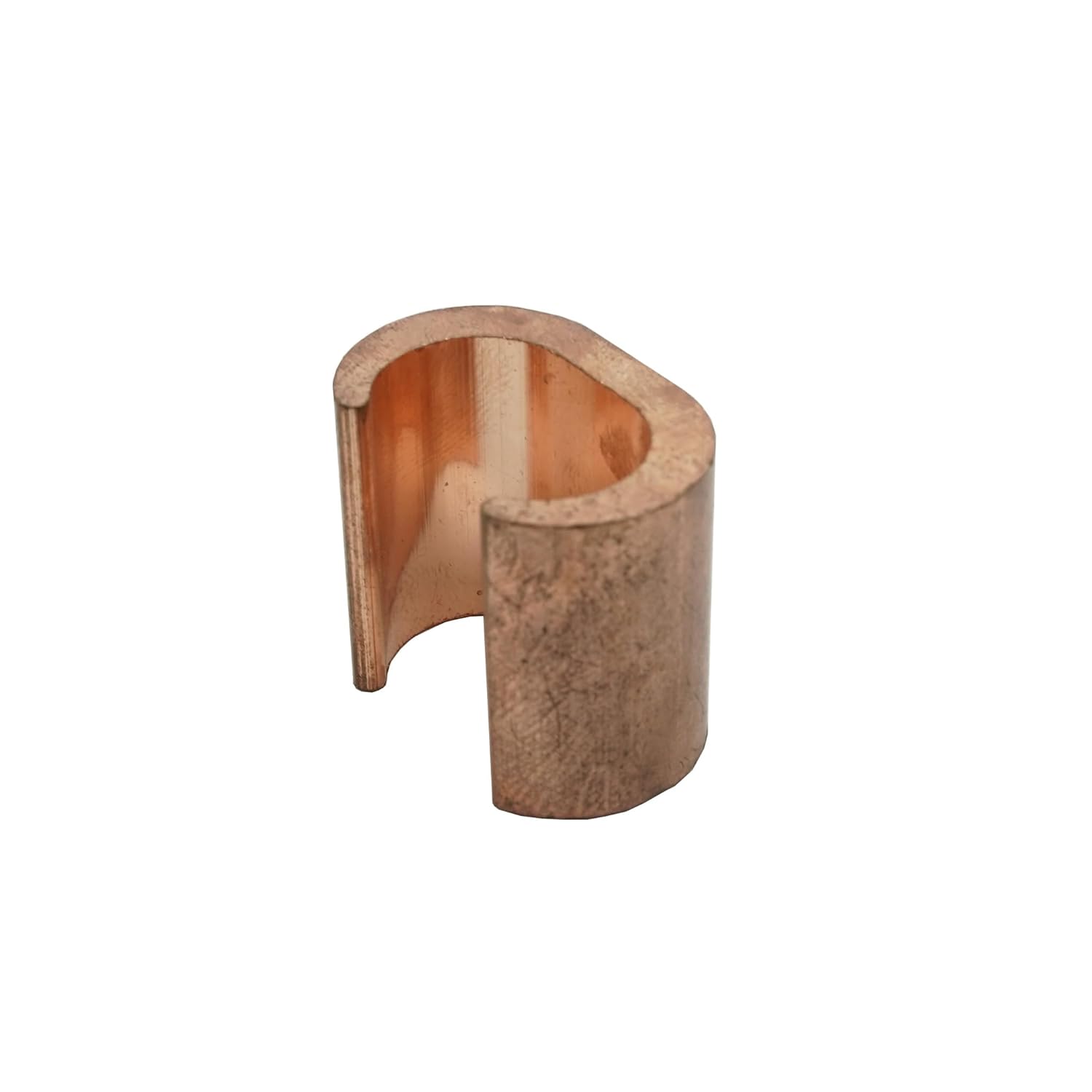 10PCS Pack Copper C Tap，Non Insulated Copper Wire and Wire Connection Terminals，C Shape Grounding Connector (10, Size C-122)