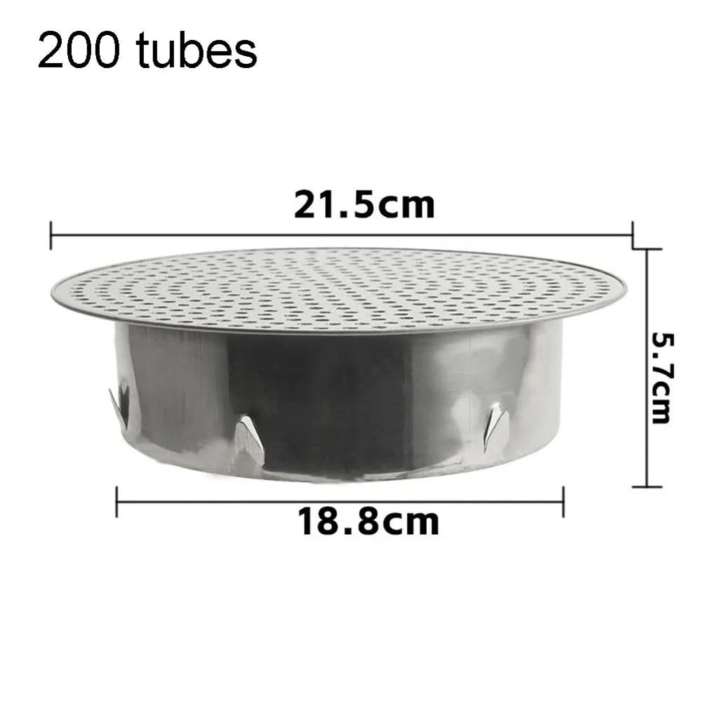 Tapón de drenaje de acero inoxidable 304 para baño y uso al aire libre, cubierta Plug and Play de alta capacidad para un drenaje eficiente