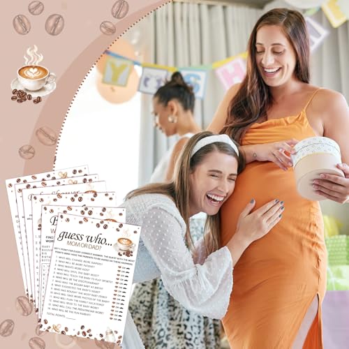 Image of 302 Pcs Baby Shower Games, 6 Games,50 Sheets Each, A Baby is Brewing