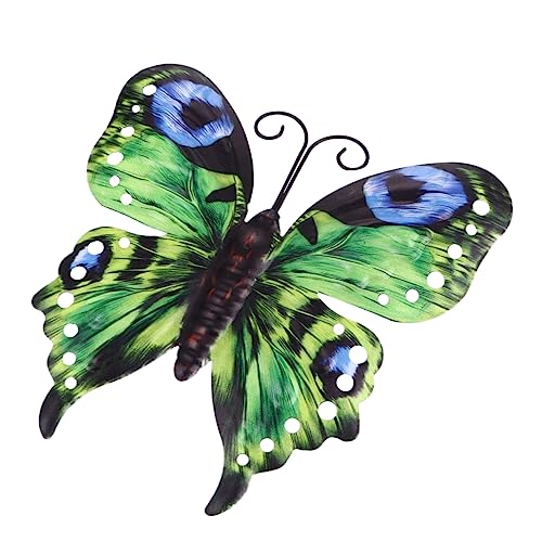 SOIMISS Esculturas Decorativas de Metal para Cercos y Terrazas, Figuras Animales para Jardín, Adornos de Hierro para Decoración de Paredes Exteriores