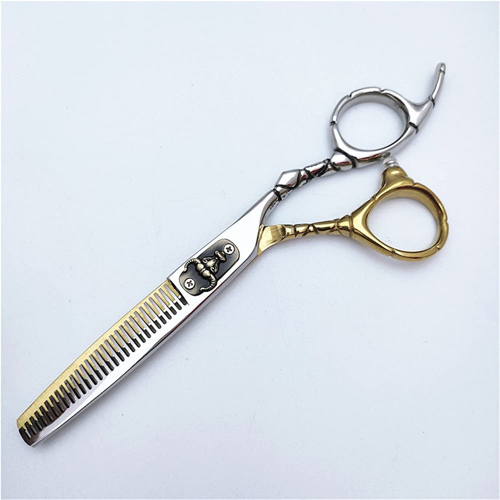 Ciseaux en Acier Inoxydable Ciseaux De Coupe De Cheveux, Coupe De Cheveux Ciseaux De Toilettage pour Hommes, pour Hommes Femmes Enfants Animaux Domestiques Salon Salon Coiffeur