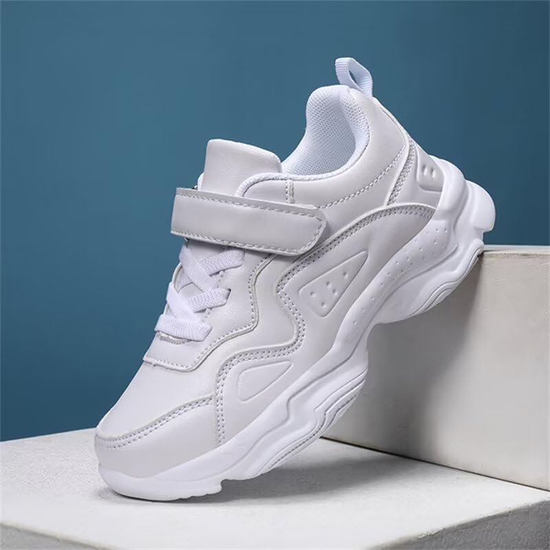 Kids Boy Girl PU Leather Casual Sneakers for Sport Walking Running School2