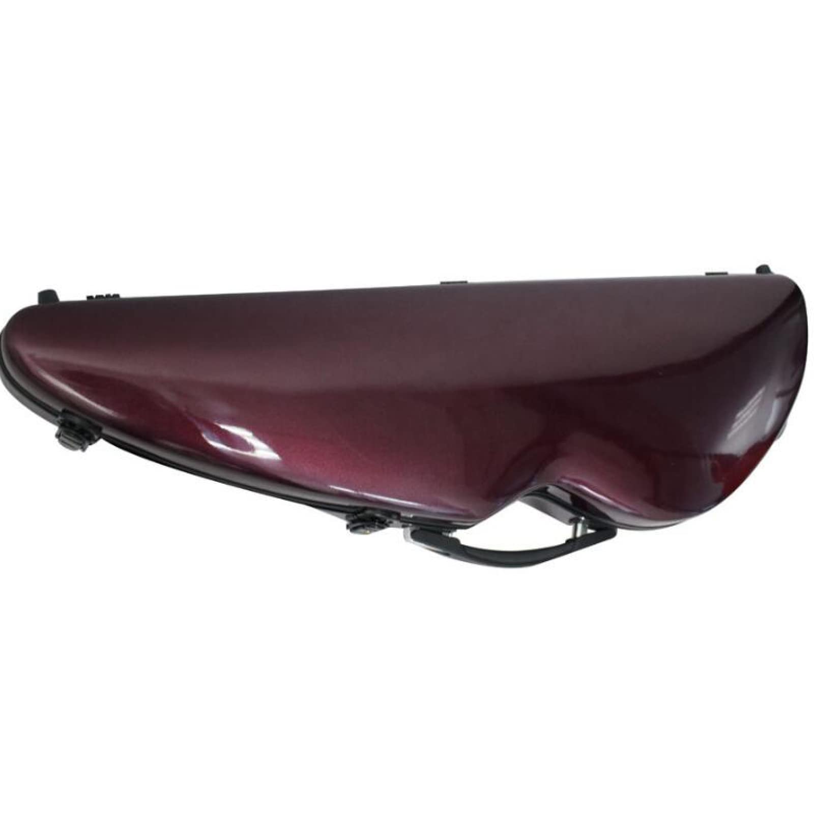Estuche para Violín de Tamaño Completo 4/4 Carcasa Dura, con Higrómetro Estuche para Violín Profesional Felpa Fuerte Acero de Vidrio Interior con Correas de Mochila