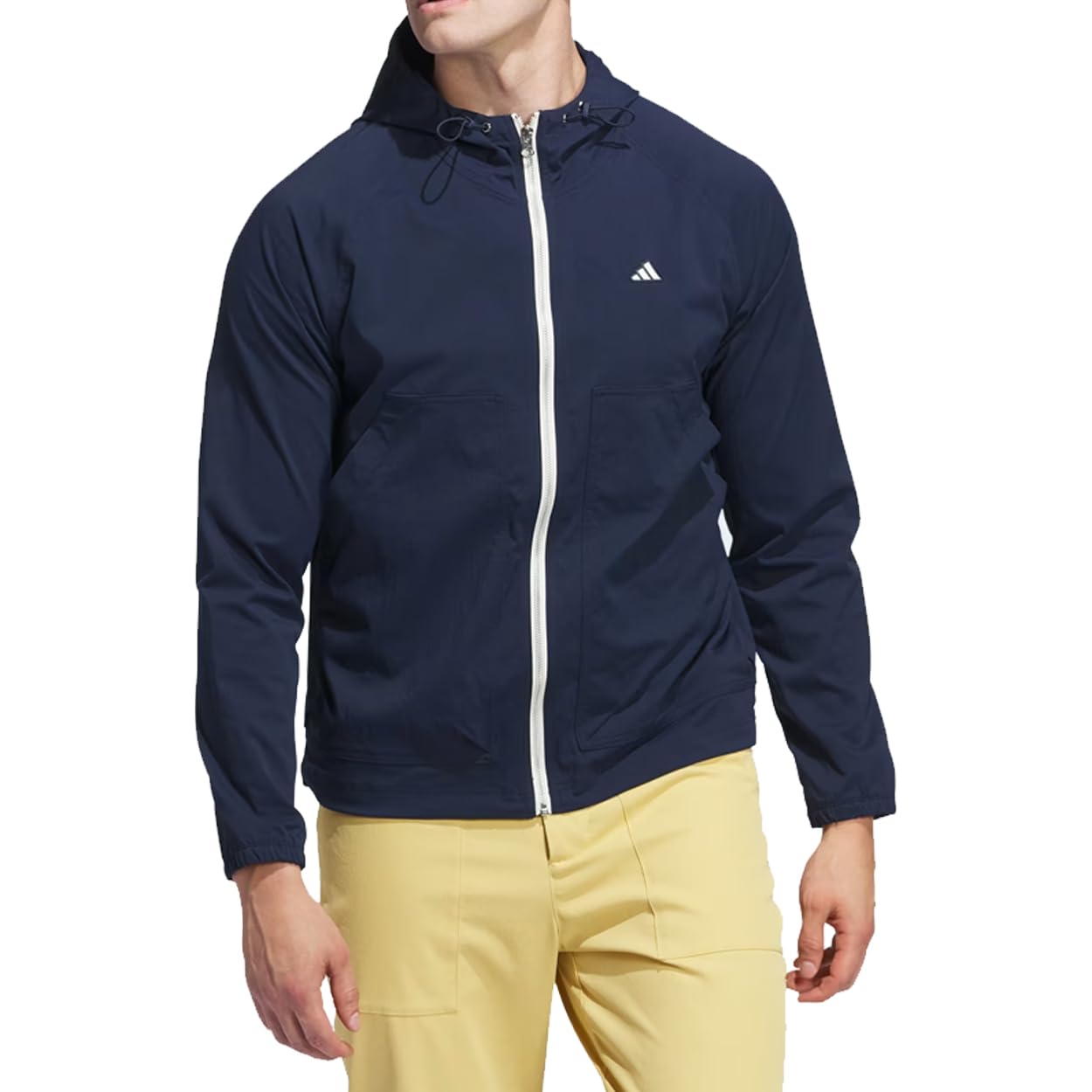 adidas mens Go-to Utility Dwr Full Zip Jacket, Collegiate Navy, M