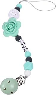 ibasenice 1Pc Brinquedos De Corrente Anti-Queda Para Bebês Mordedor Infantil Brinquedos Para Bebês Brinquedos Infantis Brinquedos De Mastigar Mordedor Molar Brinquedos De Silicone Mordedor