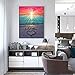 Kimily DIY Paint by Numbers Kit, Beach Sunset, Acrylic Painting for Adults & Kids, Wall Art Decoration