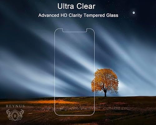 Miniatura 5 de REYNUS - Protector de pantalla de vidrio para iPhone 141313 Pro 6.1 pulgadas, 3 unidades de vidrio templado, compatible con fundas