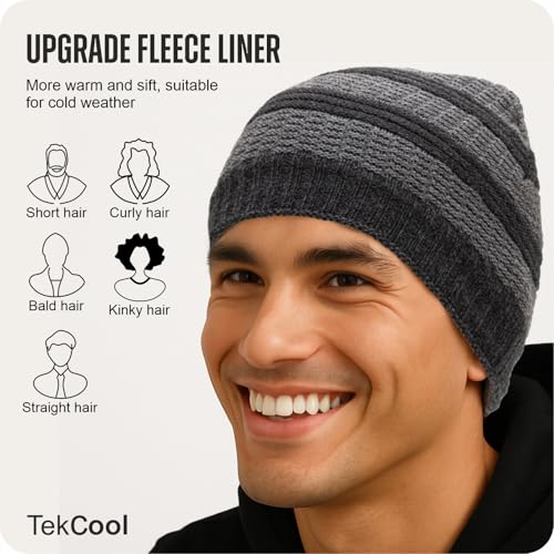 Image of TEKCOOL Beanie Cap for Men Woolen Winter Cap for Men Woolen Cap for Women in Winter for Thermal Wear Stylish Soft Winter Caps for Boys & Girls for Warm Wear Head Winter Cap Woollen Garam Topaa