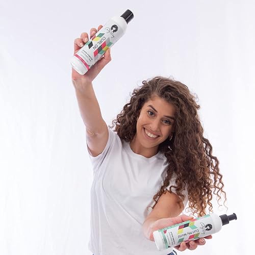 Miniatura 7 de Gel para el cabello - Gel para esculpir, definir y peinar rizos para cabello rizado, ondulado y enrollado. 100% vegano (10 onzas)