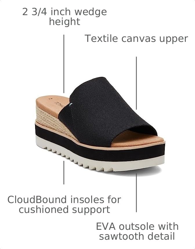 Image of TOMS Women's Diana Mule Wedge Sandal
