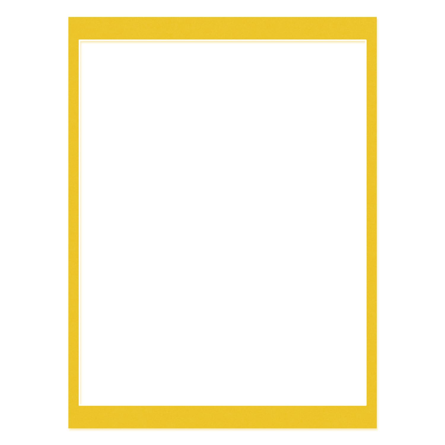 Alison Kingsgate 16x12" Bright Yellow Picture Mount for 14x11" Aperture — image 1