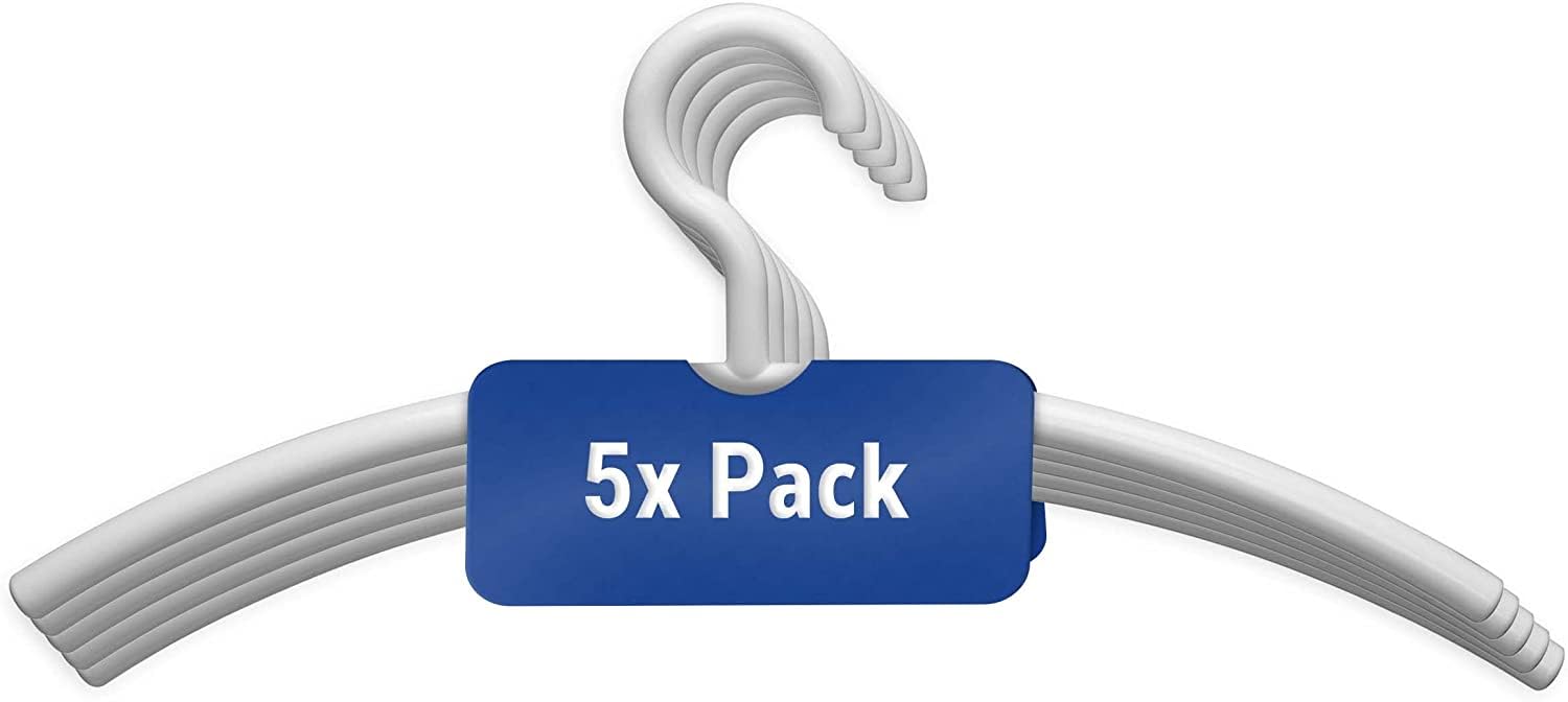 Maul Grucce in acrilico, 5 pezzi, 46 cm di larghezza, durevoli, in acrilico di facile manutenzione, colore bianco