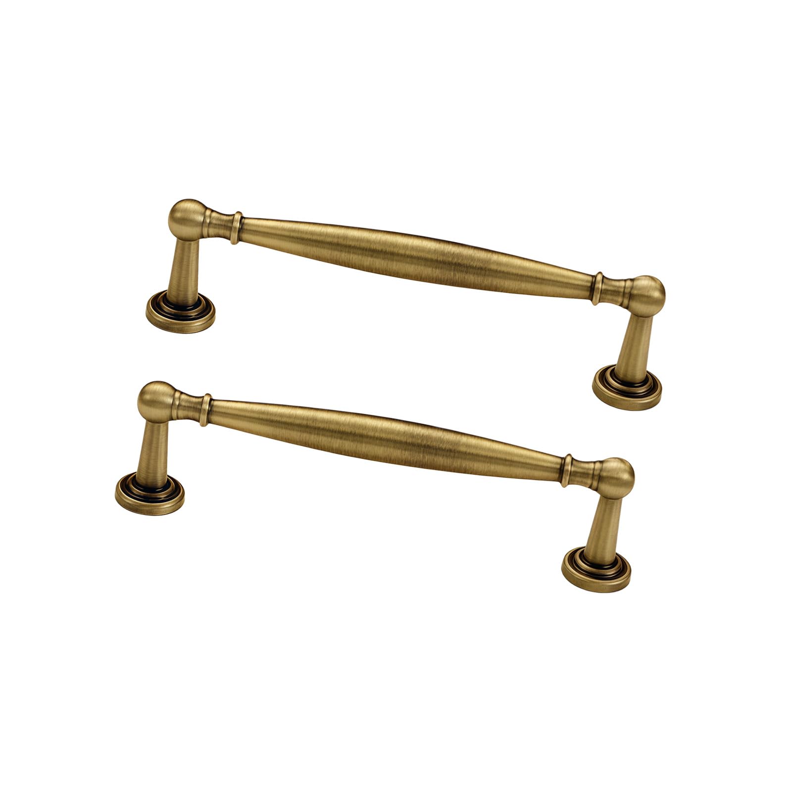 SHYYOULQE of 2 Metal Knobs Strong Metal Cupboard Pulls with Smooth Surfaces for Dressers & Cupboards in Classical Finish Old Bronze Drawer Pulls
