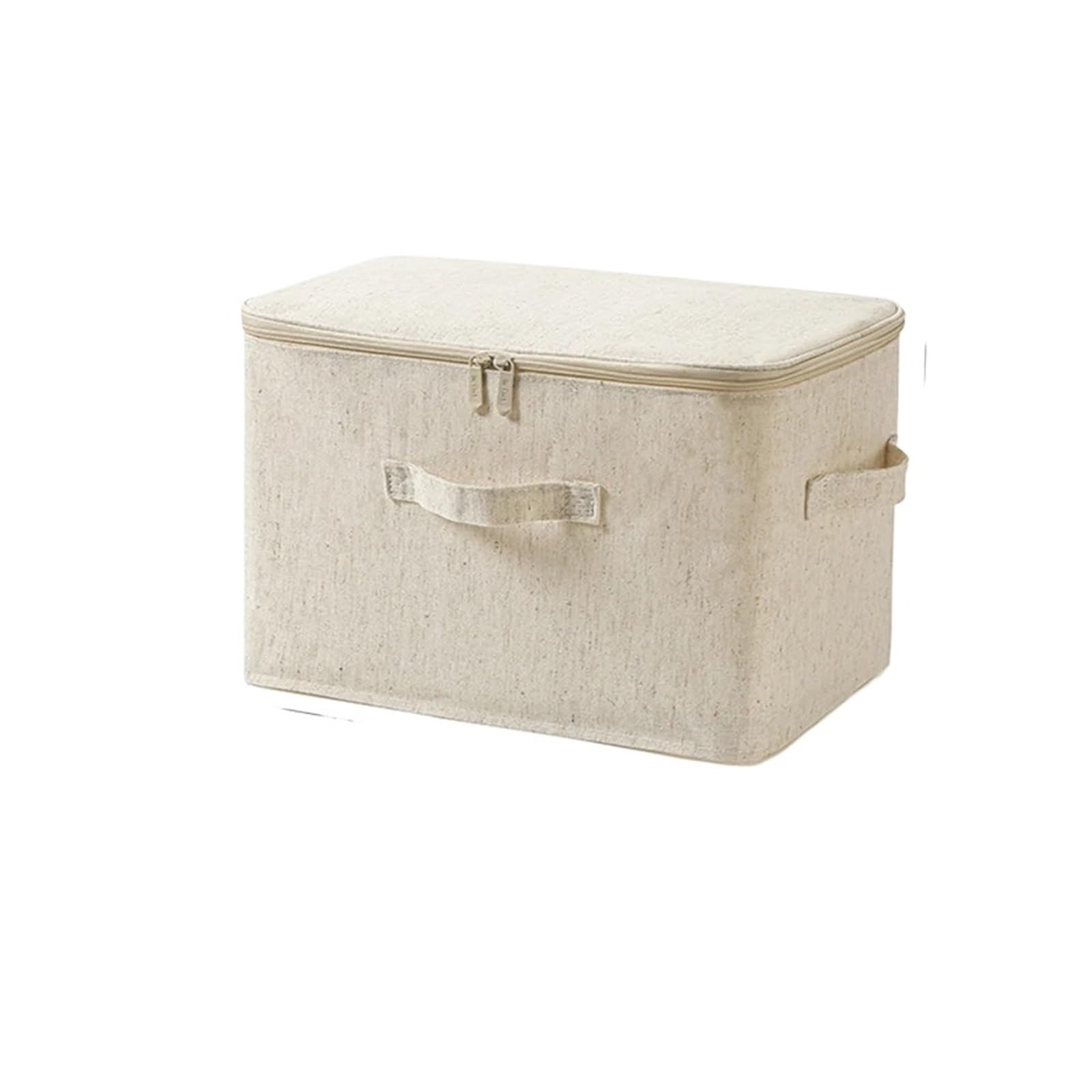 Boîte en coton et lin pour organiser les armoires de chambre et les couettes volumineuses